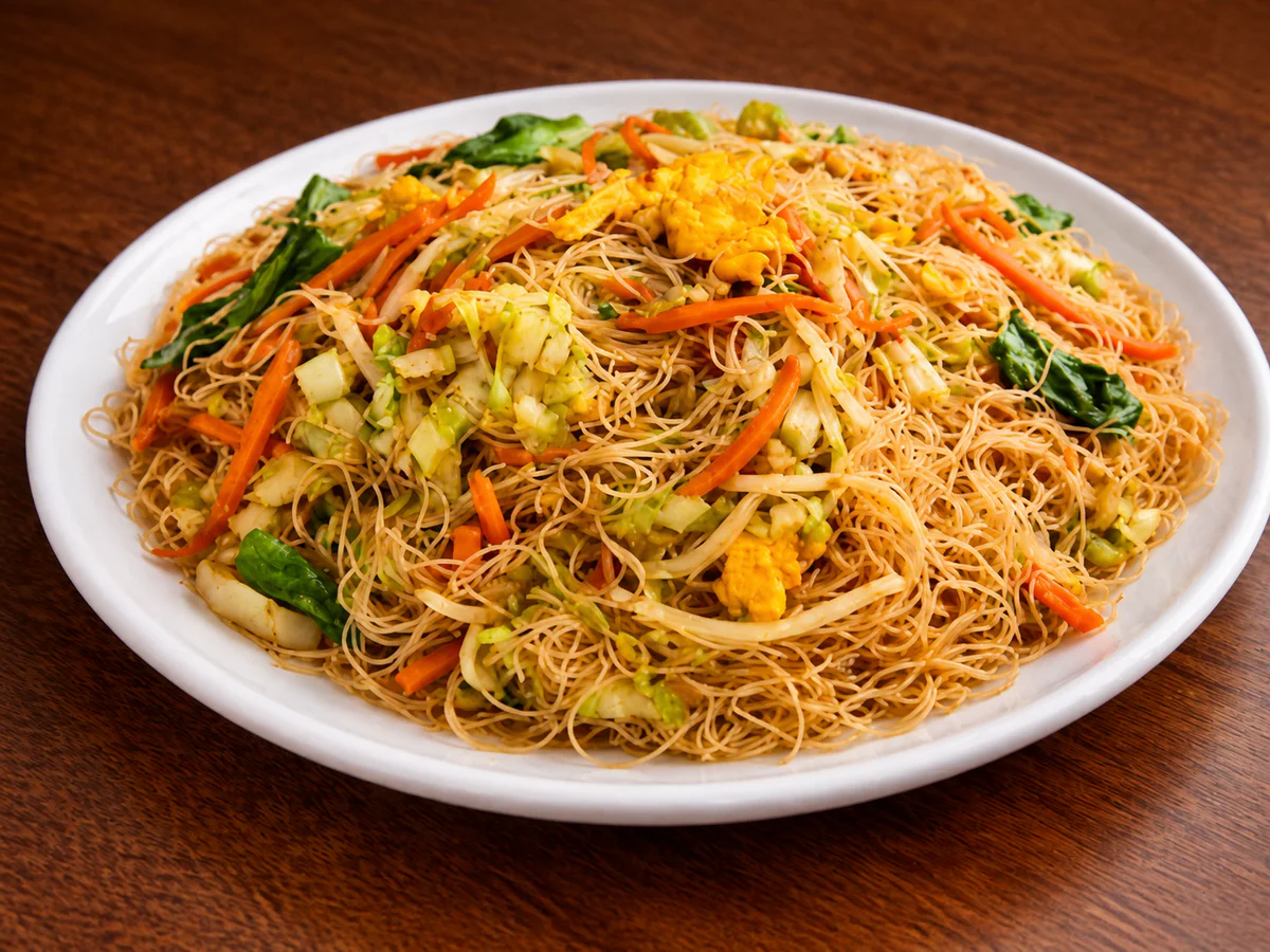 蔬菜炒米粉