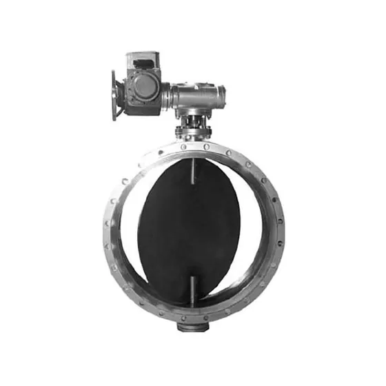 Electric Drive Flange Ventilation Butterfly Valve
