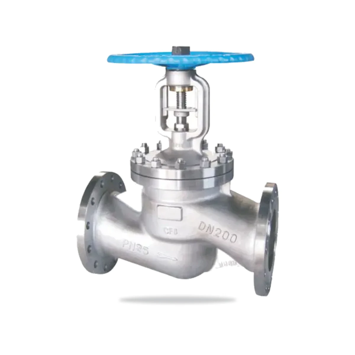 WJ41W-16P stainless steel bellows-sealed globe valve