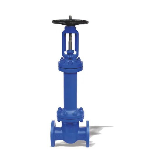B24H-16C B24H Extended Rod Corrugated Pipe Gate Valve