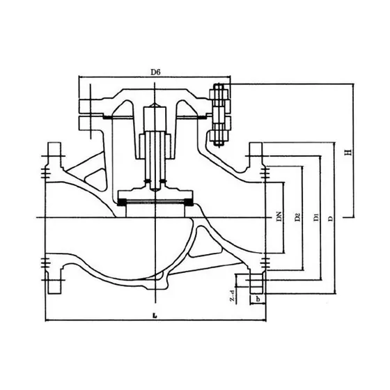 H41(H、Y、W、F、N)- H41 lifting flange check valve