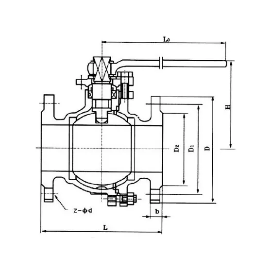 Q41、Q941、Q641、Q341( Q41, Q941 Floating flange ball valve
