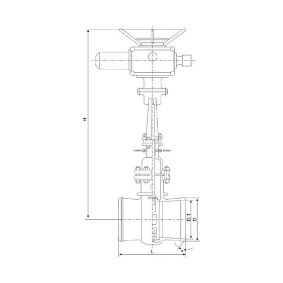 DS/Z64、DS/Z964、DS/Z564、DS/Z464 DS/Z64, DS/Z964 welded electric water seal gate valves