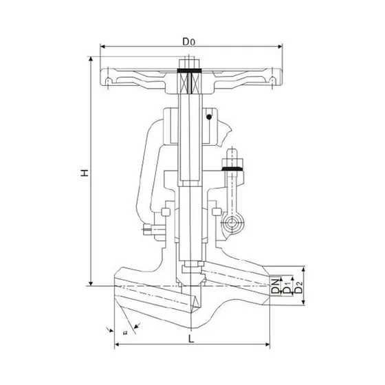 J61(W、Y、H)-PN J61 high-temperature and high-pressure welded globe valves