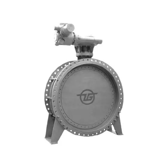 D943(H、Y、F、X）-PN6、10、16、25 D943 three eccentric multi-level metal hard seal/PTFE seal electric drive flange butterfly valve