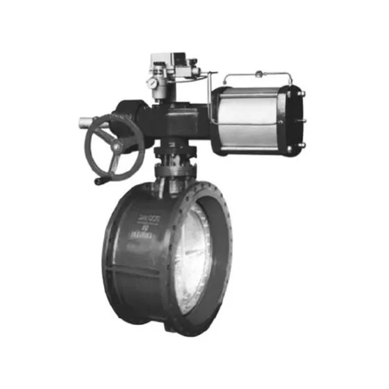 D641、D643(X、J、F)-PN6、10、16 D641, D643 pneumatic transmission flange soft seal butterfly valves