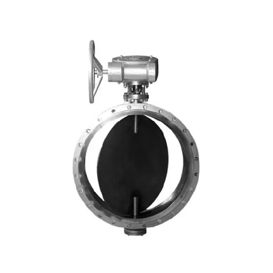 D341W-1C D341W Worm Gear Drive Flange Ventilation Butterfly Valve