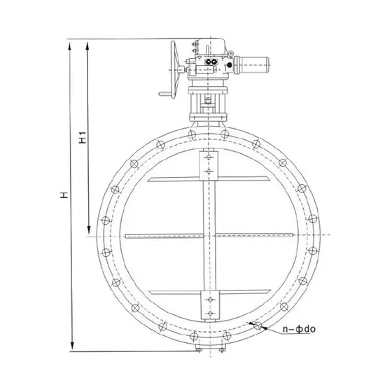 D943W-1 D943W Electric inclined plate dust and gas butterfly valve