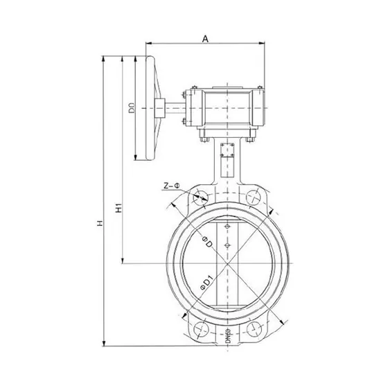 TLD371(J、F、H）-PN10 TLD371 desulfurization dedicated clamp type rubber lined butterfly valve