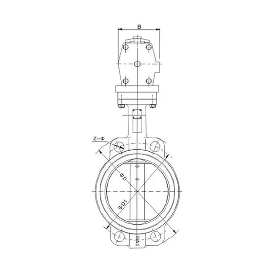 TLD671(J、F、H）-PN10 TLD671 desulfurization dedicated clamp type rubber lined butterfly valve