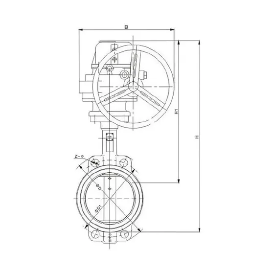 TLD971(J、F、H）-PN10 TLD971 desulfurization dedicated clamp type rubber lined butterfly valve