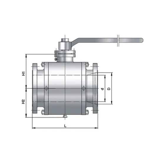 CNZG-2517 Three piece fixed forged steel ball valve Class300/600