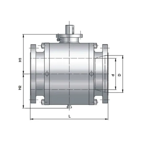 CNZG-2518 Three piece fixed forged steel ball valve Class900/1500/2500