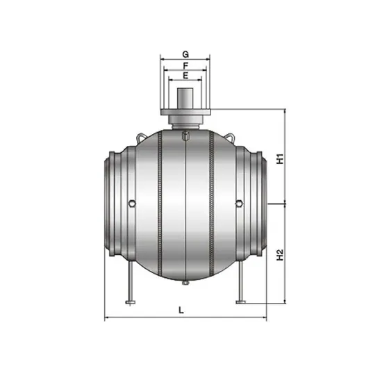 CNZG-2521 Full welded ball valve Class600