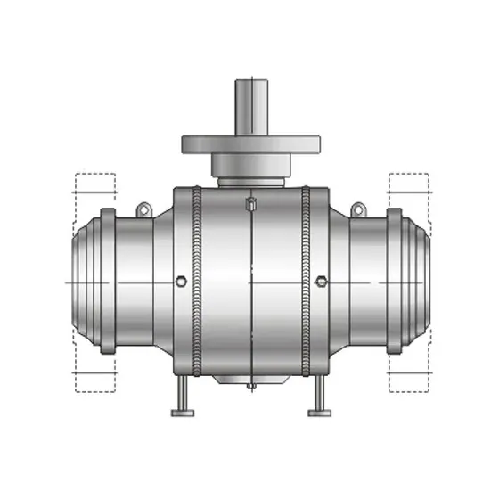 CNZG-2522 Fully welded ball valve Class900/1500/2500