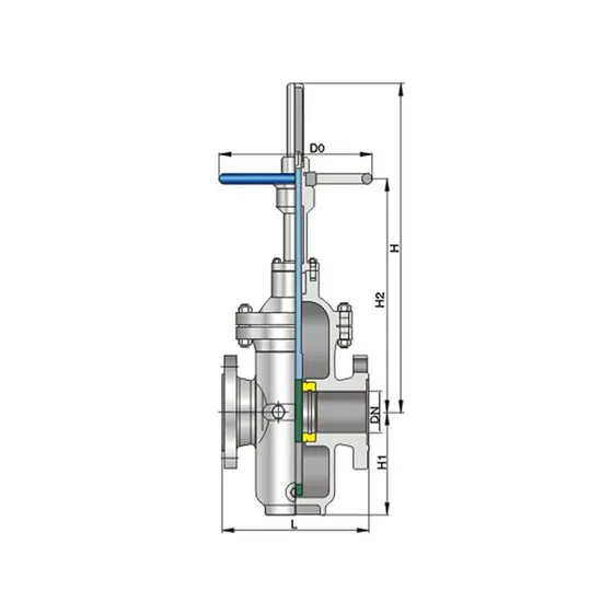CNZG-2537 Electric/gear driven flat gate valve Class600