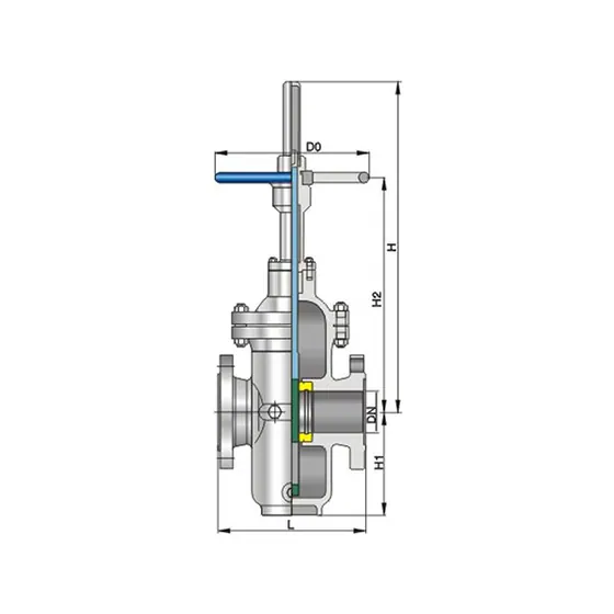 CNZG-2538 Electric/gear driven flat gate valve Class900
