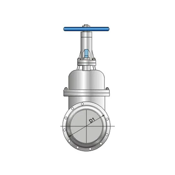 CNZG-2540 Knife type gate valve with cover Class150