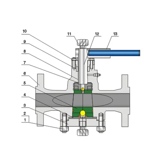 CNZG-2569 Pressure balanced side mounted oil sealed plug valve