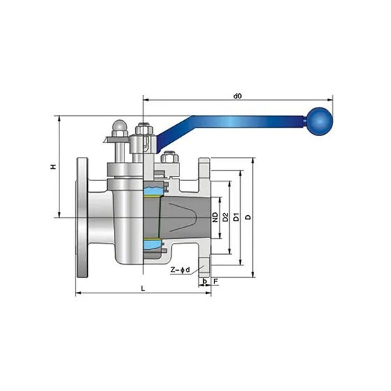 CNZG-2572 Flange type sleeve plug valve
