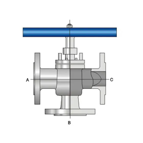 CNZG-2574 Three-way and four-way plug valves