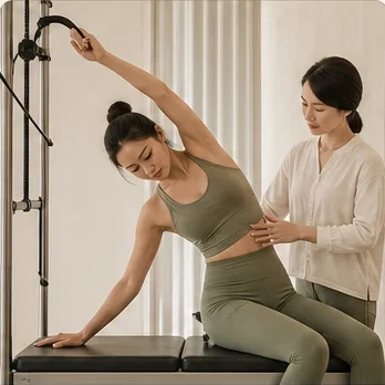 Sessione privata con istruttrice Pilates