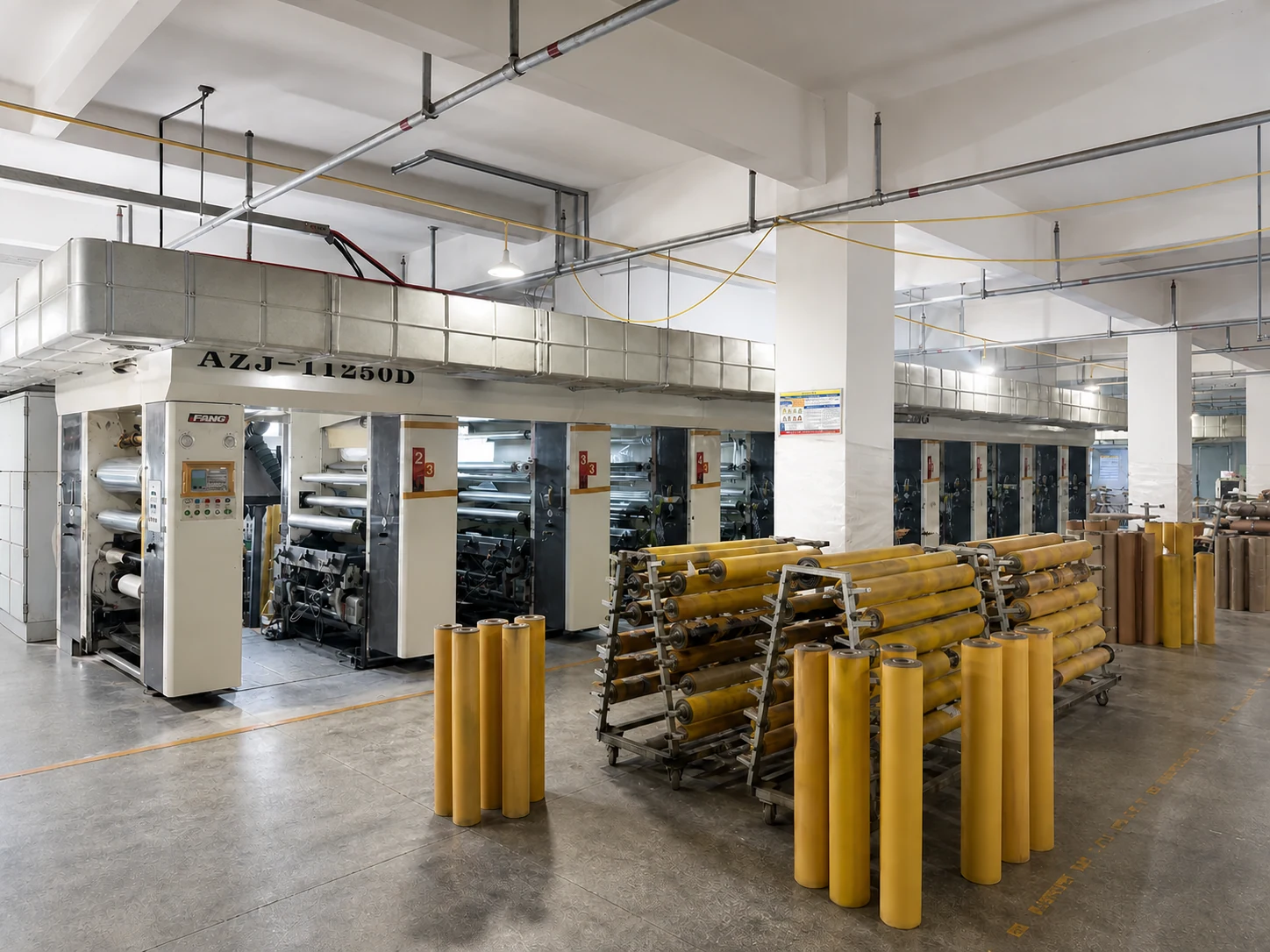 Druckschritt im Werk von Muyao Packaging